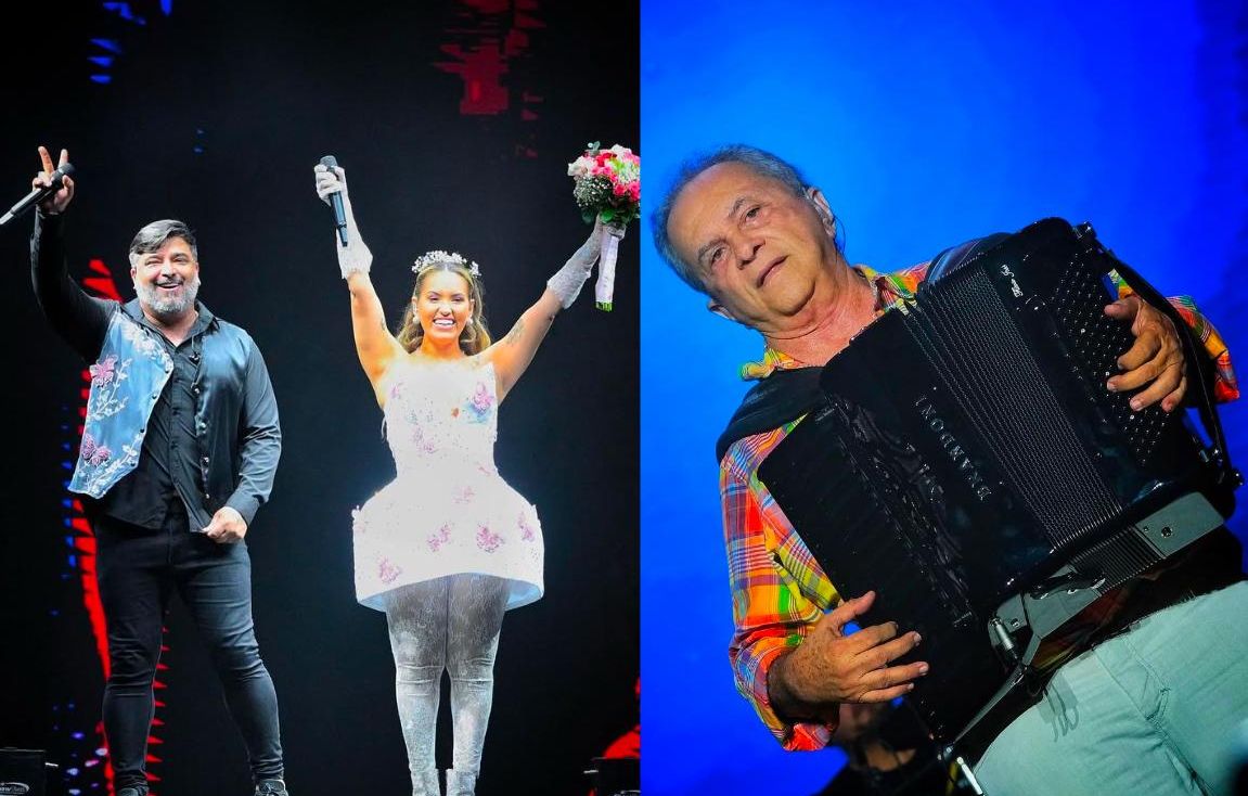 Noite dos apaixonados: Seu Desejo, Flávio José e Leonardo embalam o romantismo no São João de Campina Grande